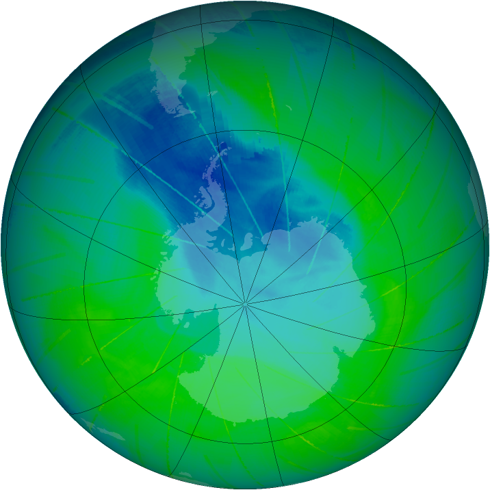 Ozone Map 2009-11-30